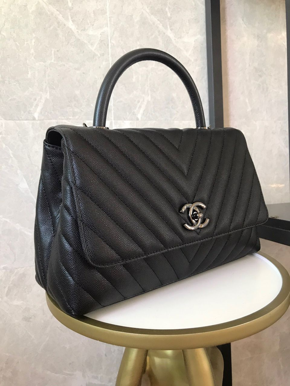 CHL - Maxi Flap Bag Black For Women 11.4in/29LO