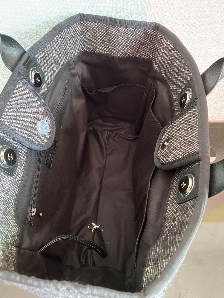 CHL - Large Shopping Tote Bag Grey For Women Handbag, Shoulder Bags 15in/38LO