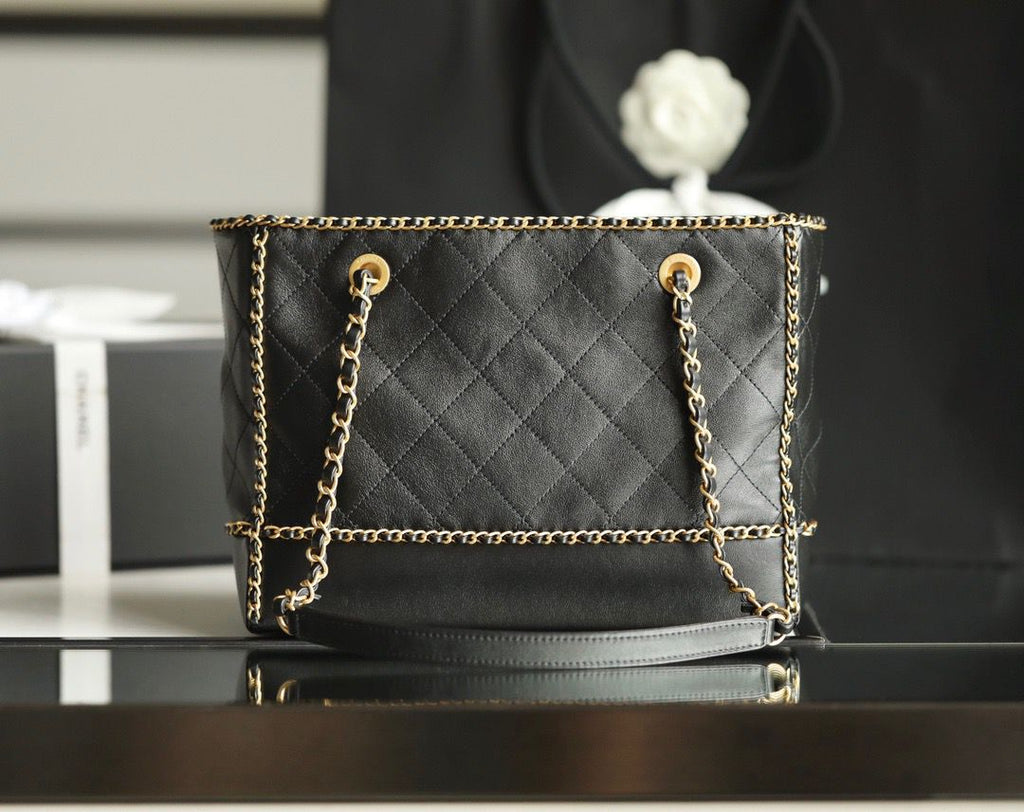 CHL - Shopping Tote Bag Black For Women Handbag, Shoulder Bags 13.3in/34LO AS2761 B06380 94305