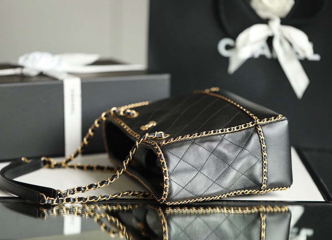 CHL - Shopping Tote Bag Black For Women Handbag, Shoulder Bags 13.3in/34LO AS2761 B06380 94305