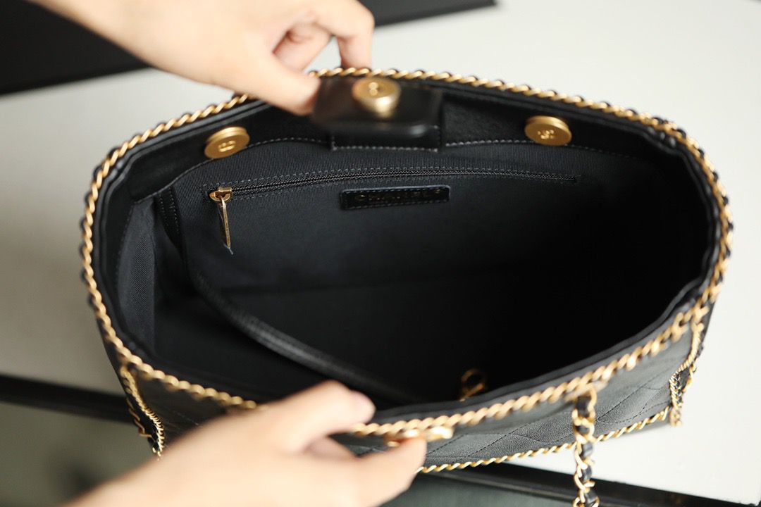 CHL - Shopping Tote Bag Black For Women Handbag, Shoulder Bags 13.3in/34LO AS2761 B06380 94305