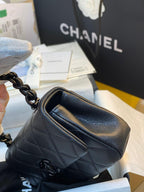 CHL - Small Flap Bag Black For Women 7.8in/20LO