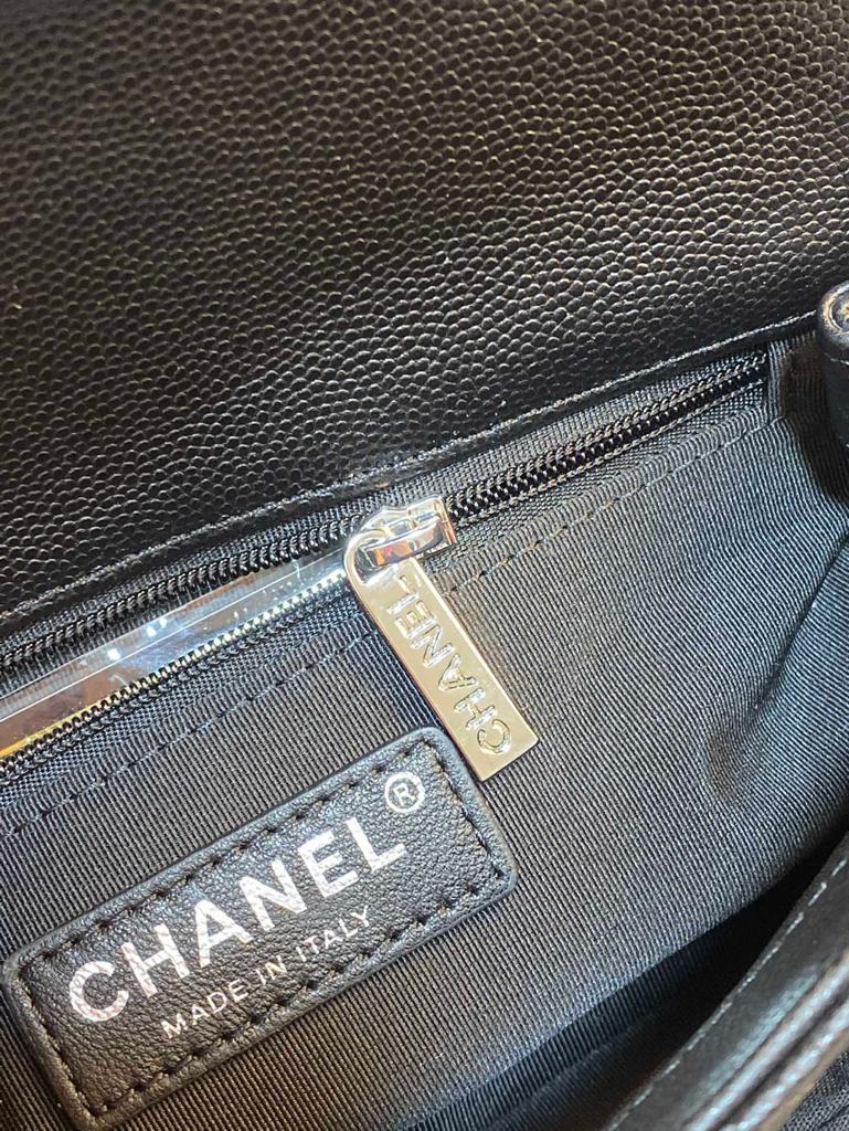 CHL - Small Flap Bag Black For Women 7.8in/20LO