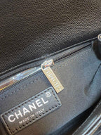 CHL - Small Flap Bag Black For Women 7.8in/20LO