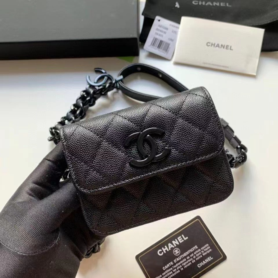 CHL -  Classic Flap Bag Black For Women 5.1in/13LO