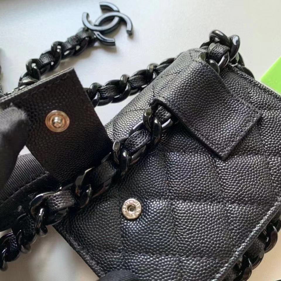 CHL -  Classic Flap Bag Black For Women 5.1in/13LO