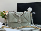 CHL -  Classic Flap Bag Grey For Women 10.2in/26LO