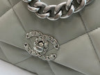 CHL -  Classic Flap Bag Grey For Women 10.2in/26LO