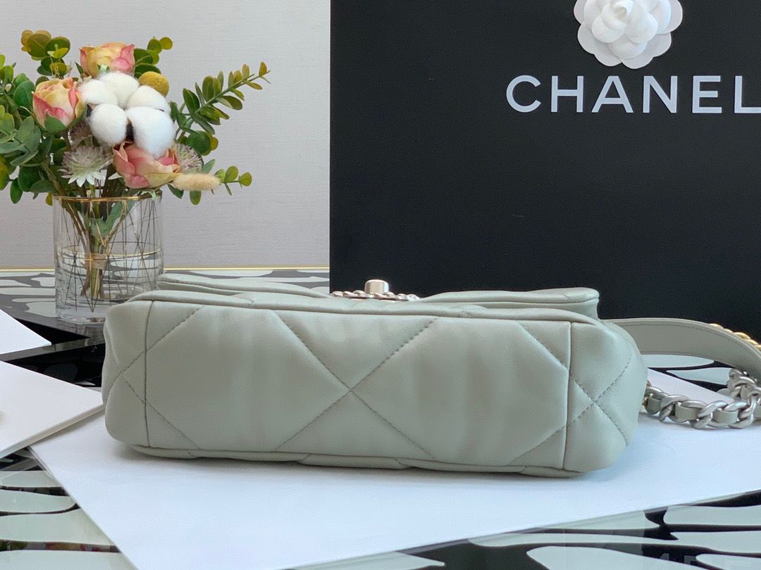 CHL -  Classic Flap Bag Grey For Women 10.2in/26LO