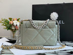 CHL -  Classic Flap Bag Grey For Women 10.2in/26LO