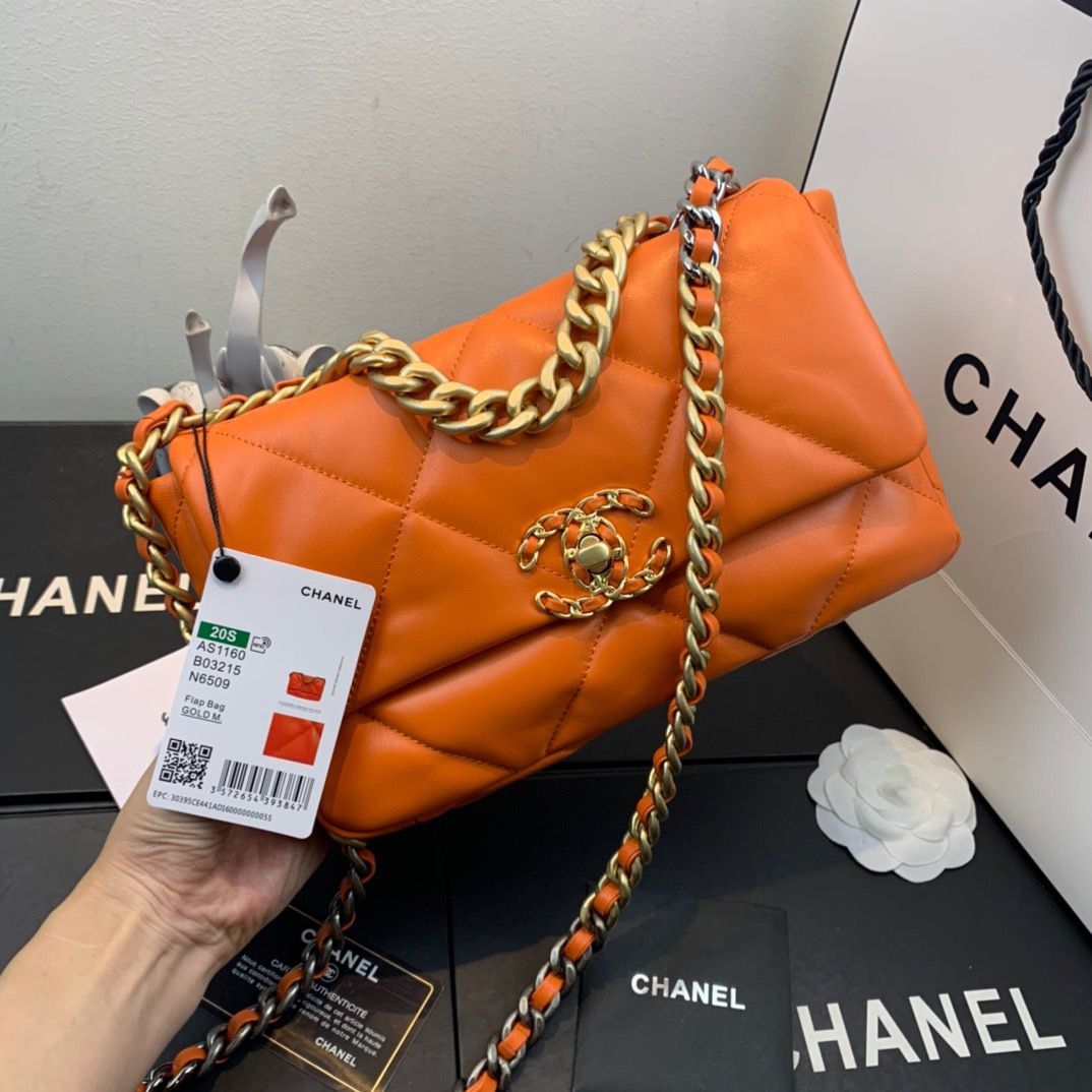 CHL -  19 Handbag Orange For Women 10.1in/26LO