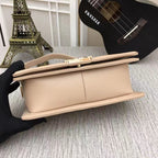 CHL - Medium Classic Handbag Yellowish Brown For Women HandBag, Shoulder And Crossbody Bags 9.8in/25LO A67086