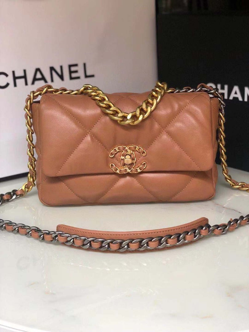 CHL -  19 Handbag 26LO Brown For Women AS1160