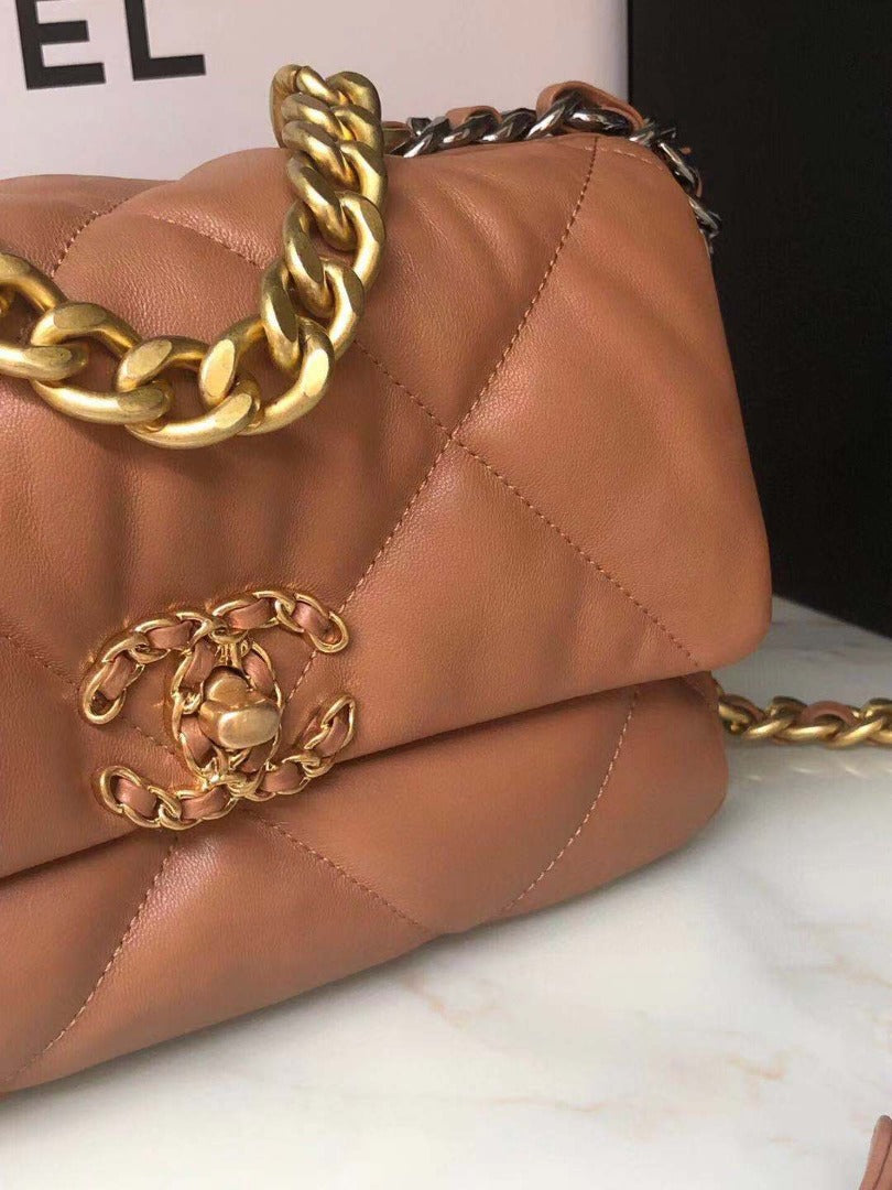 CHL -  19 Handbag 26LO Brown For Women AS1160