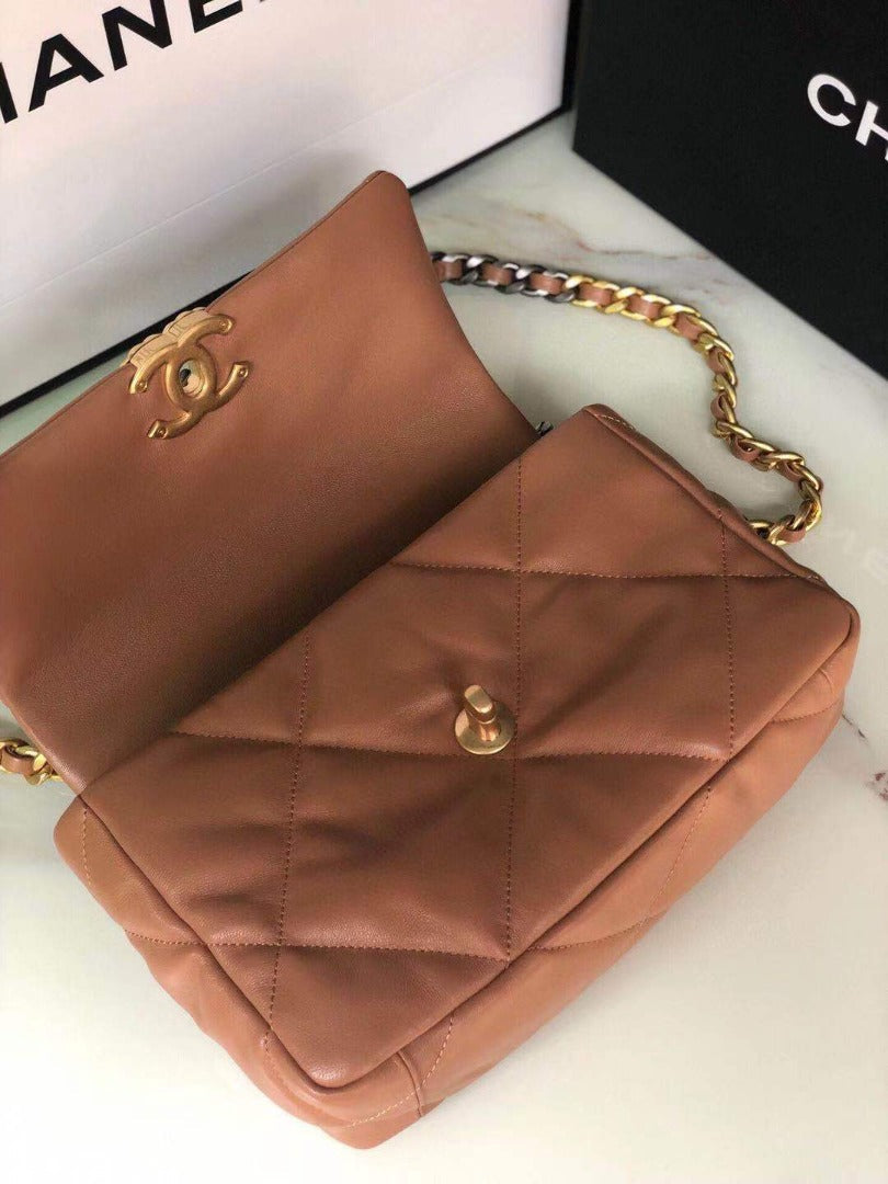CHL -  19 Handbag 26LO Brown For Women AS1160