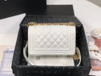 CHL -  Boy Flapbag White For Women 7.9in/20LO
