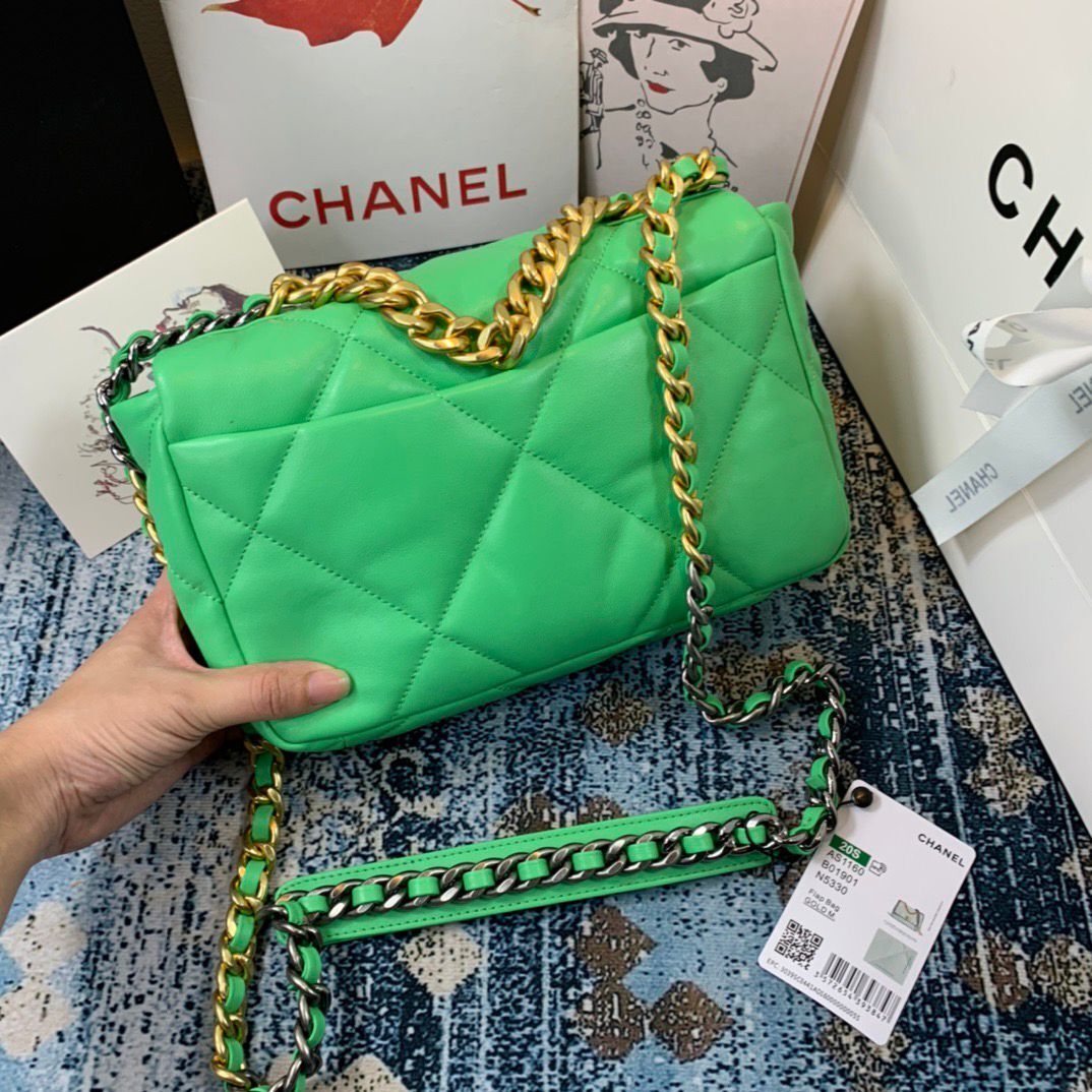 CHL -  19 Handbag 26LO Green For Women AS1160
