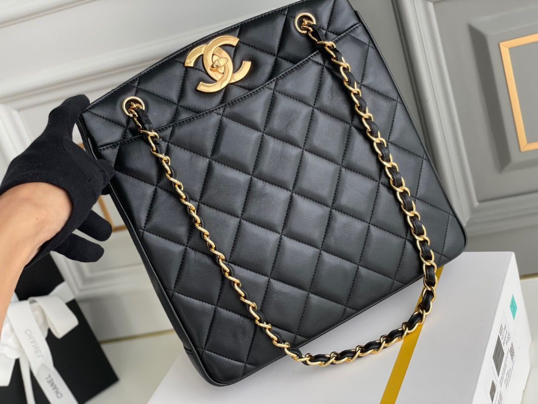 CHL - Maxi Shopping Bag Black For Women 11.8in/30LO