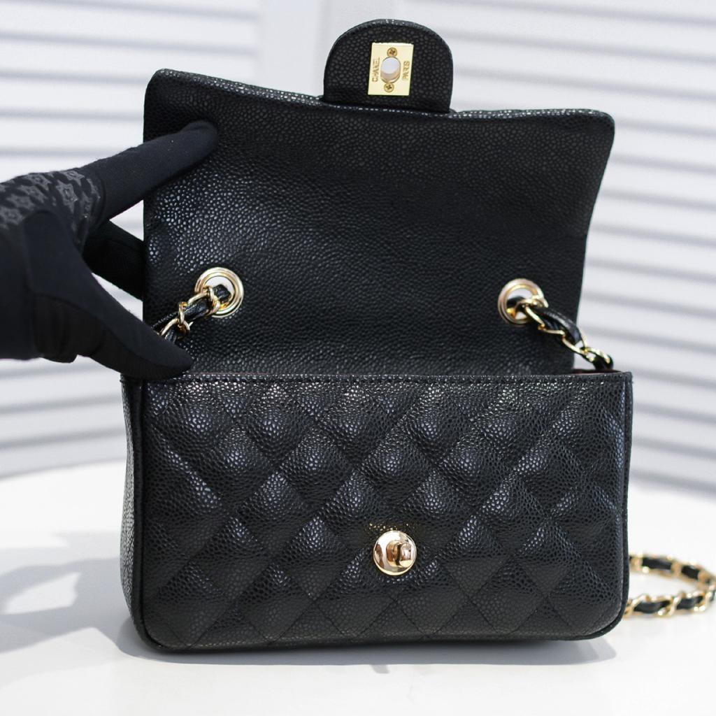 CHL - Mini Flap Bag Black For Women 7.8in/20LO A69900