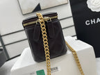 CHL - Small Vanity Case Purple For Women Bags 5.9in/15LO