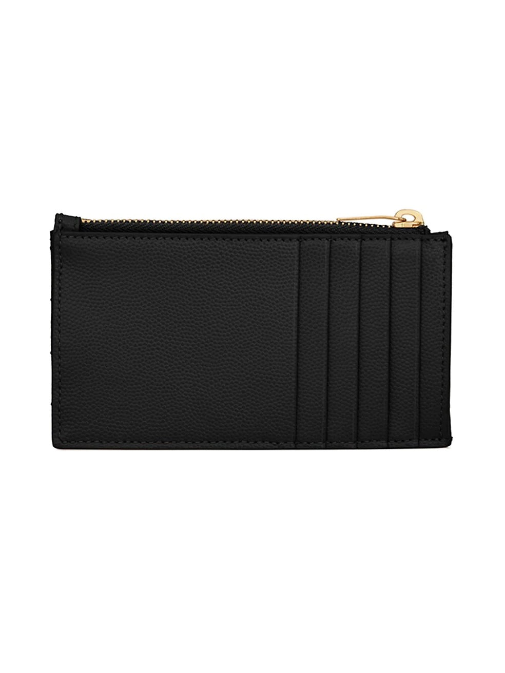 YLS MONOGRAM ZIP FRAGMENTS POUCH CARD CASE WALLET