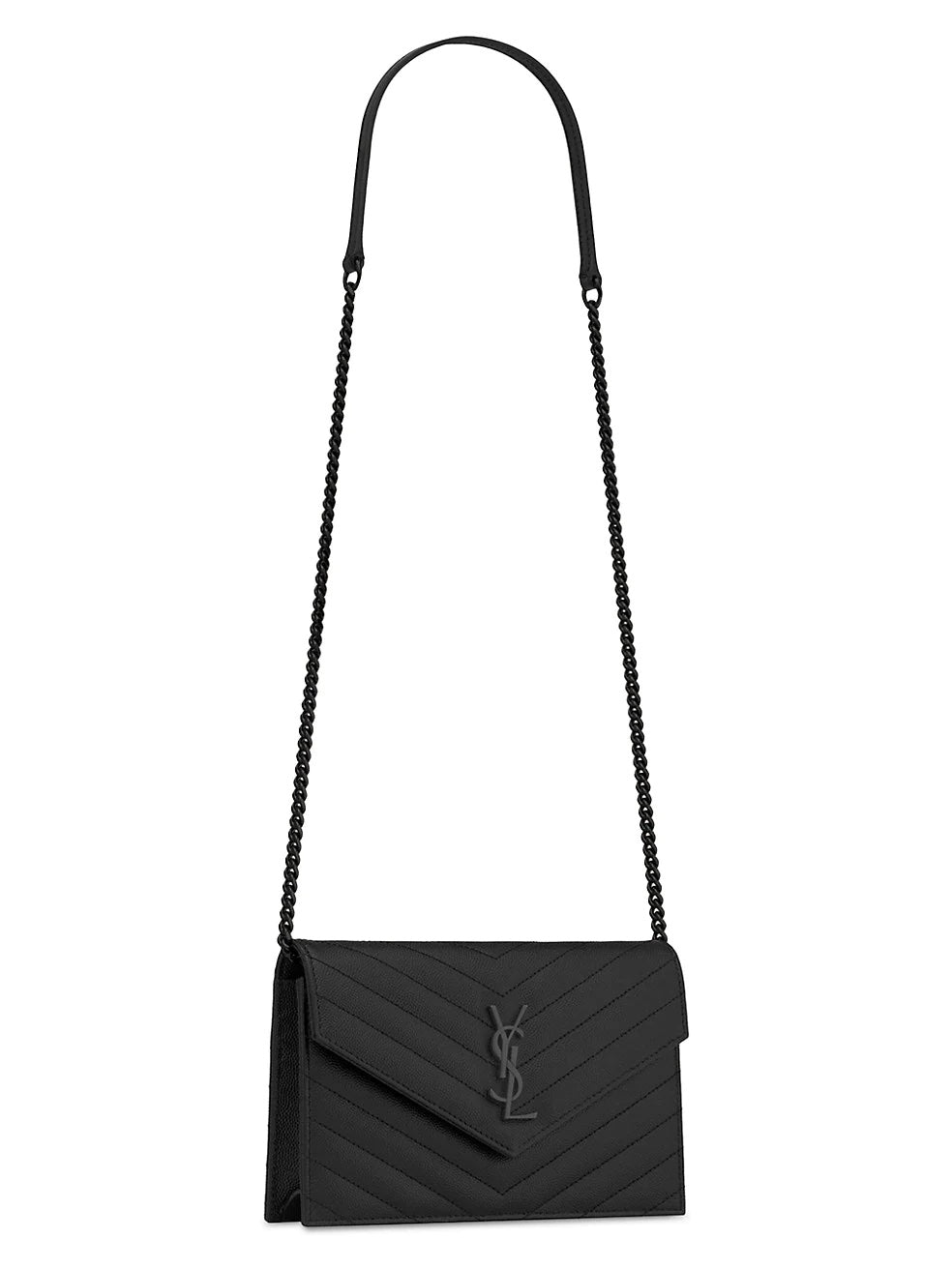 YLS - CASSANDRE MATELASS? ENVELOPE CHAIN WALLET