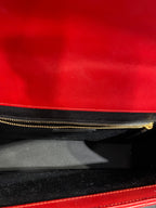 YLS MONOGRAM MATELASSE CHEVRON ENVELOPE SATCHEL