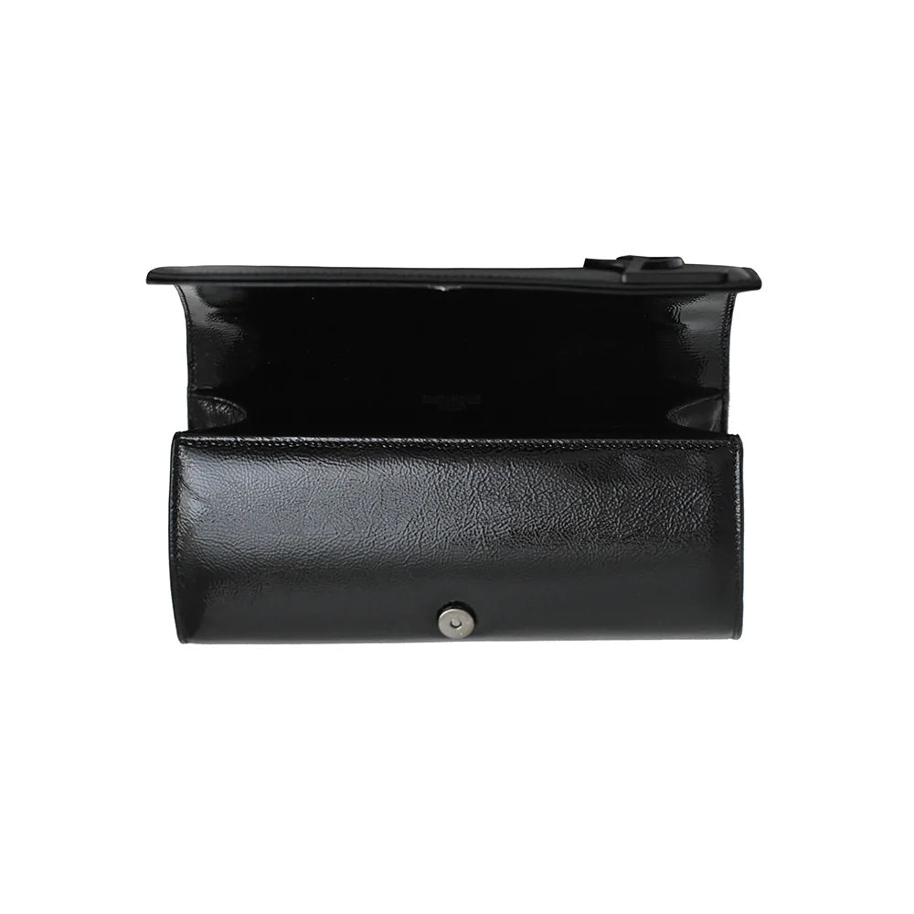 YLS PATENT LEATHER SMOKING CLUTCH BAG