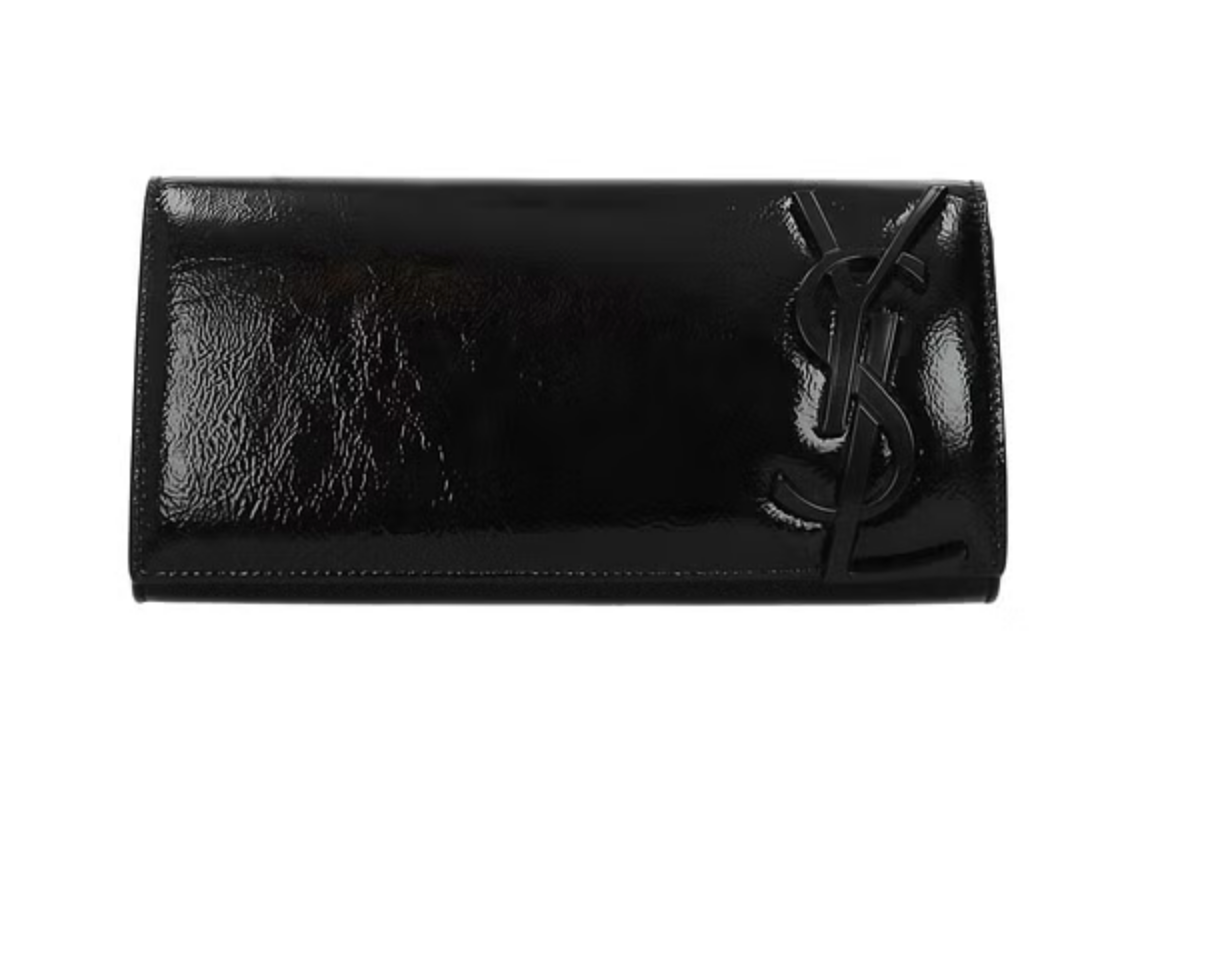 YLS PATENT LEATHER SMOKING CLUTCH BAG