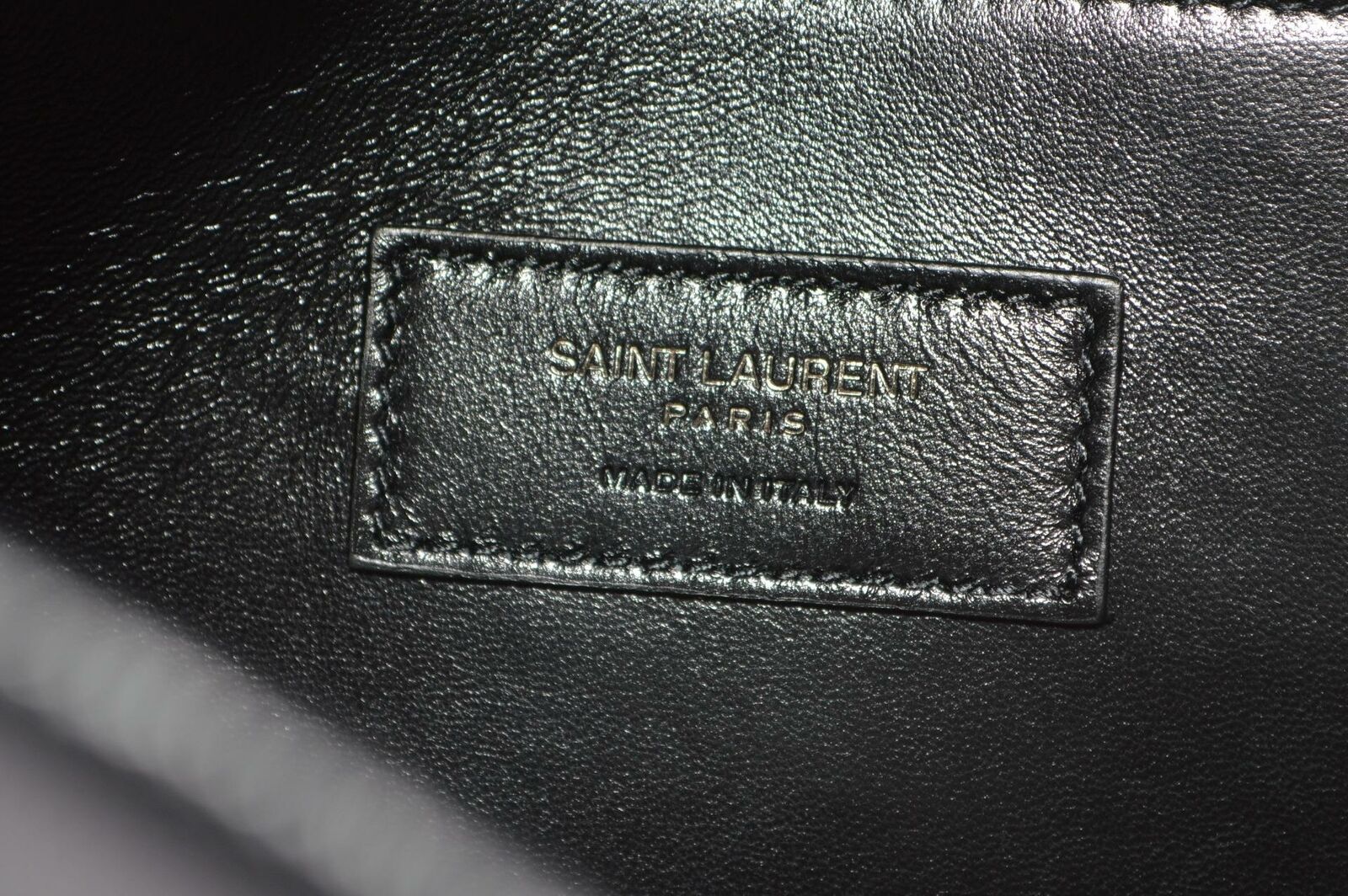 YLS GRAIN DE POUDRE WEST HOLLYWOOD MONOGRAM FOLD OVER CLUTCH