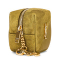 YLS JAMIE CUBE CHARM IN SUEDE AND LAMBSKIN