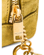 YLS JAMIE CUBE CHARM IN SUEDE AND LAMBSKIN