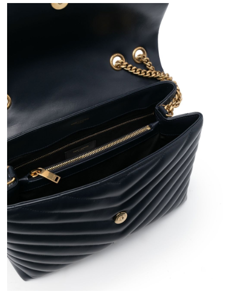 YLS MEDIUM LOULOU Y QUILTED CALFSKIN SHOULDER BAG