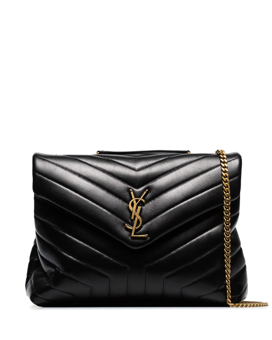 YLS MEDIUM LOULOU Y QUILTED CALFSKIN SHOULDER BAG
