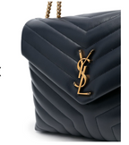 YLS MEDIUM LOULOU Y QUILTED CALFSKIN SHOULDER BAG