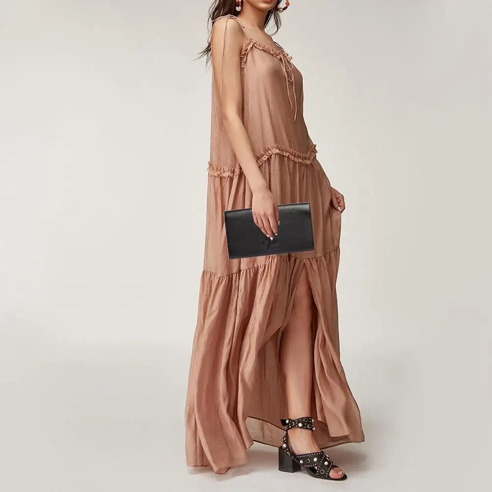 YVES YLS LARGE BELLE DE JOUR CLUTCH