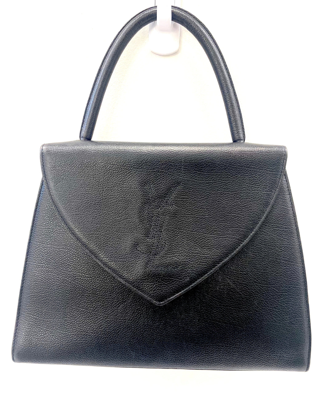 YLS TOP HANDLE LEATHER KELLY SATCHEL
