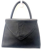 YLS TOP HANDLE LEATHER KELLY SATCHEL