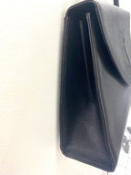 YLS TOP HANDLE LEATHER KELLY SATCHEL