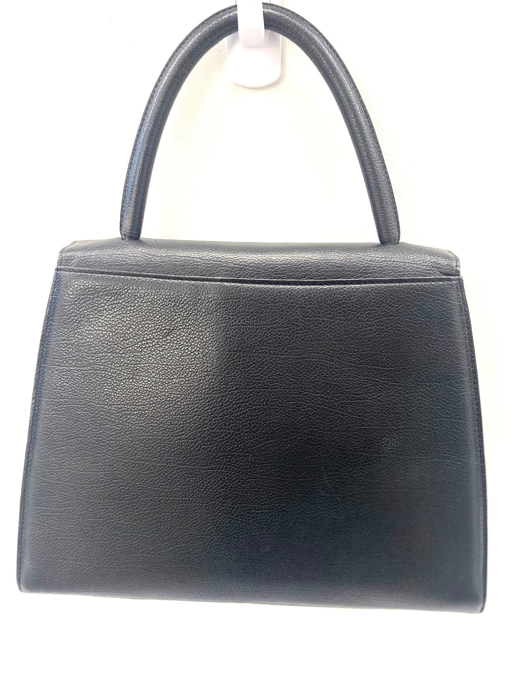 YLS TOP HANDLE LEATHER KELLY SATCHEL