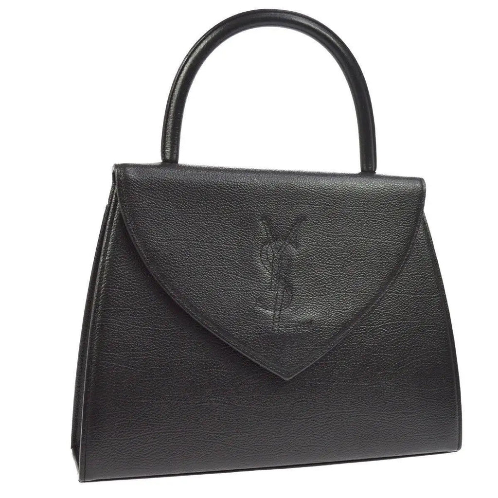 YLS TOP HANDLE LEATHER KELLY SATCHEL