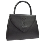 YLS TOP HANDLE LEATHER KELLY SATCHEL