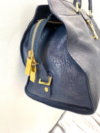 YLS LEATHER MEDIUM Y CABAS CHYC TOTE BAG