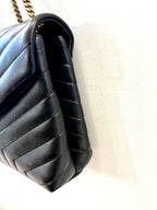 YLS MEDIUM LOULOU Y QUILTED CALFSKIN SHOULDER BAG