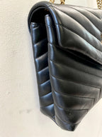 YLS MEDIUM LOULOU Y QUILTED CALFSKIN SHOULDER BAG