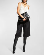 YLS MEDIUM LOULOU MATELASSE LEATHER SHOULDER BAG