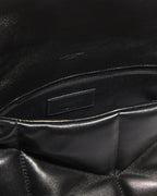 YLS LOULOU MEDIUM QUILTED PUFFER LEATHER SHOULDER BAG