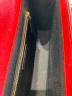 YLS CHEVRON MATELASSE MONOGRAM LARGE SATCHEL