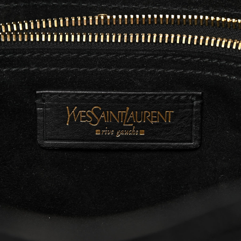 YLS PONY HAIR PATENT M TWO BAG