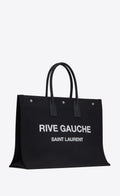 YLS RIVE GAUCHE LARGE TOTE BAG NOIR